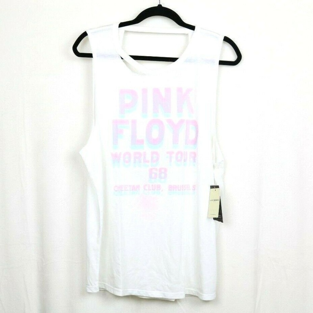 Lucky Brand Pink Floyd World Tour Strap Back Tank